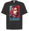 Футболка Оверсайз Курт Кобейн фото Черный Футболка Оверсайз Курт Кобейн фото Черный фото