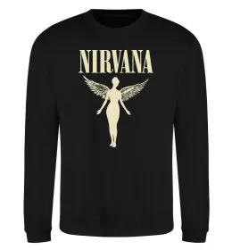 Світшот Nirvana in utero Чорний фото