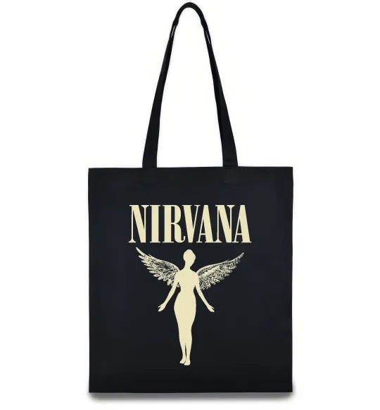 Еко-сумка Nirvana Чорний фото