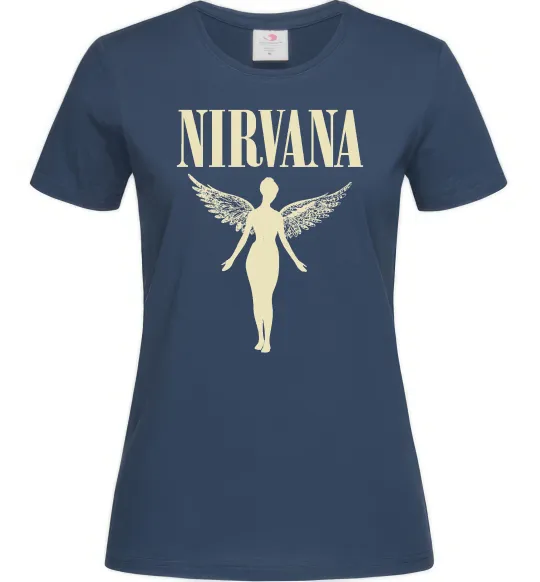 Женская футболка Nirvana Темно-синий фото