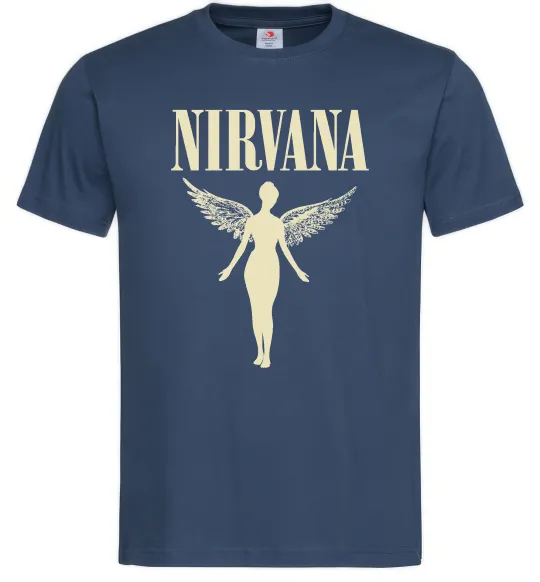 Чоловіча футболка Nirvana Темно-синій фото