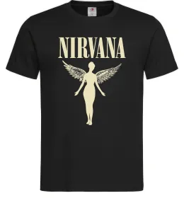 Чоловіча футболка Nirvana Чорний фото