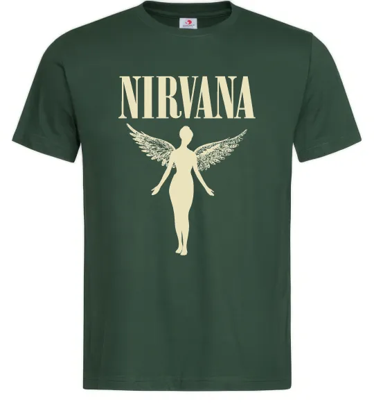 Чоловіча футболка Nirvana Темно-зелений фото