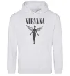 Чоловіча толстовка (худі) Nirvana Сірий меланж Чоловіча толстовка (худі) Nirvana Сірий меланж фото