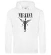 Жіноча толстовка (худі) Nirvana Білий Жіноча толстовка (худі) Nirvana Білий фото