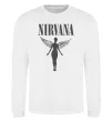 Свитшот Nirvana Белый фото