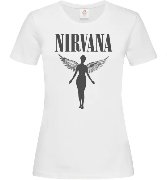 Женская футболка Nirvana Белый фото