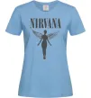 Женская футболка Nirvana Голубой Женская футболка Nirvana Голубой фото
