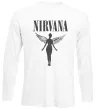 Лонгслів Nirvana Білий фото