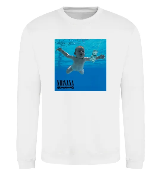 Свитшот Nirvana Nevermind Белый фото