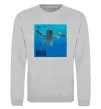 Свитшот Nirvana Nevermind Серый меланж Свитшот Nirvana Nevermind Серый меланж фото