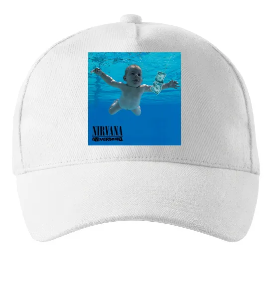 Кепка Nirvana Nevermind Білий фото