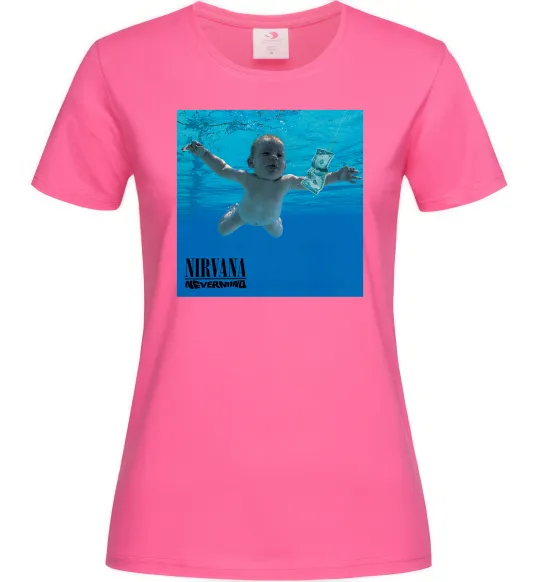 Женская футболка Nirvana Nevermind Ярко-розовый фото