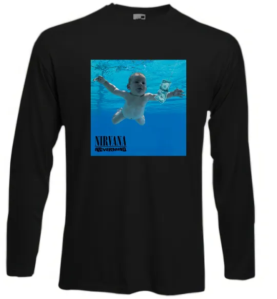 Лонгслів Nirvana Nevermind Чорний фото