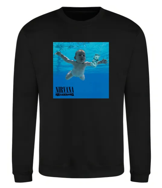 Світшот Nirvana Nevermind Чорний фото