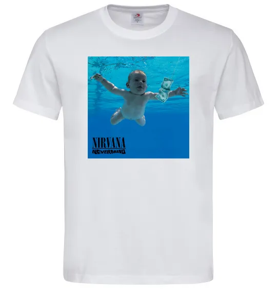 Чоловіча футболка Nirvana Nevermind Білий фото