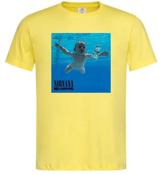 Чоловіча футболка Nirvana Nevermind Лимонний фото