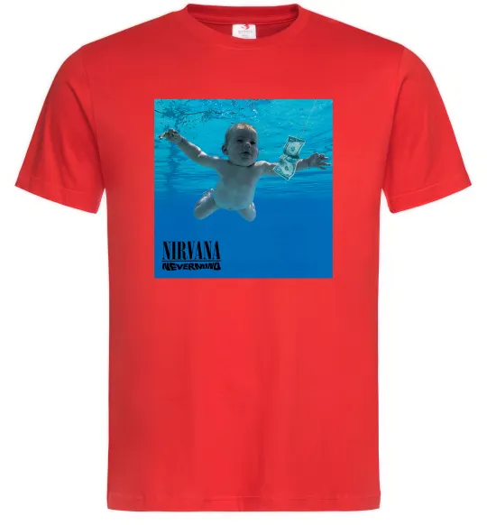 Чоловіча футболка Nirvana Nevermind Червоний фото