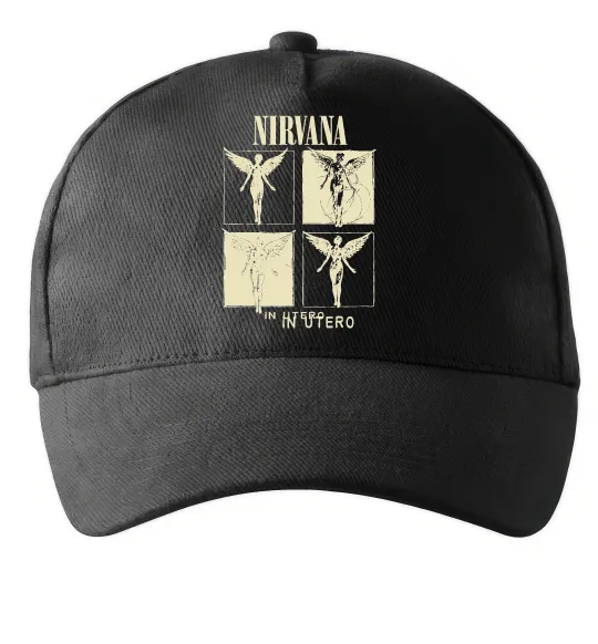 Кепка Nirvana in utero Чорний фото