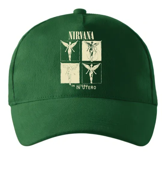 Кепка Nirvana in utero Темно-зелений фото