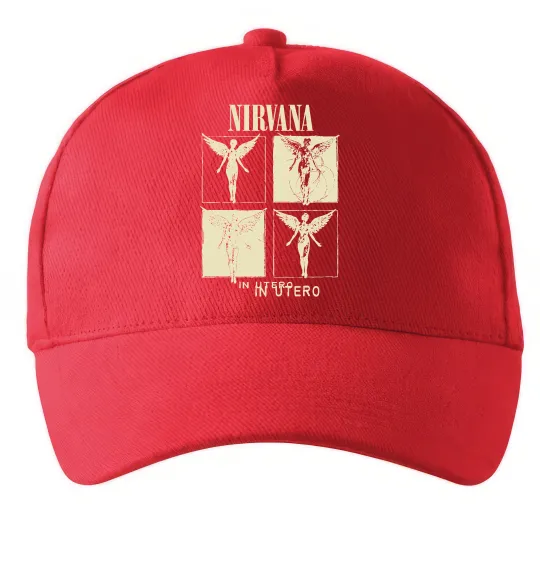 Кепка Nirvana in utero Червоний фото