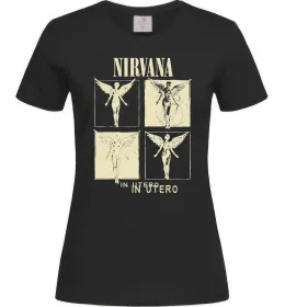 Женская футболка Nirvana in utero Черный фото