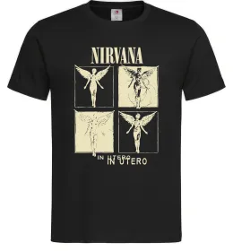 Чоловіча футболка Nirvana in utero Чорний фото