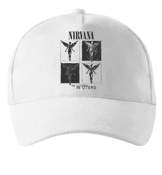 Кепка Nirvana in utero Білий фото