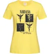 Женская футболка Nirvana in utero Лимонный Женская футболка Nirvana in utero Лимонный фото