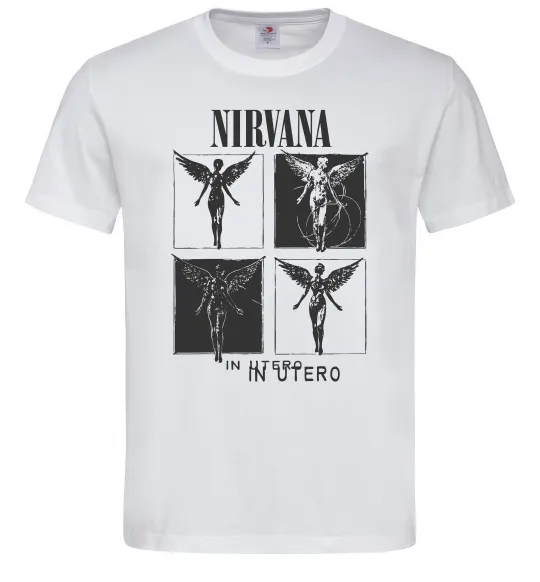 Чоловіча футболка Nirvana in utero Білий фото