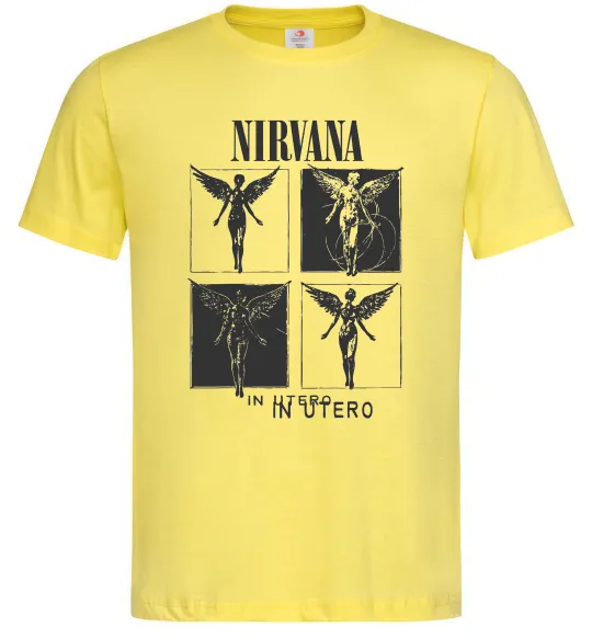 Чоловіча футболка Nirvana in utero Лимонний фото