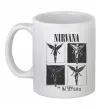 Чашка керамічна Nirvana in utero Білий фото