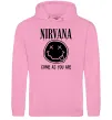 Чоловіча толстовка (худі) Nirvana come as you are Рожевий Чоловіча толстовка (худі) Nirvana come as you are Рожевий фото
