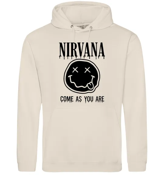 Мужская толстовка (худи) Nirvana come as you are Таш фото