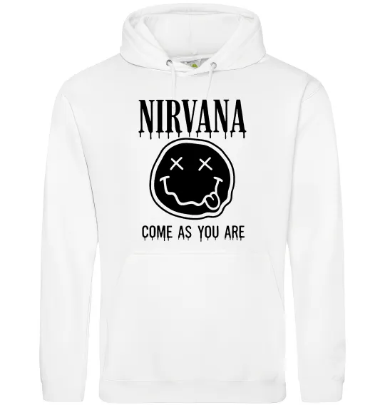 Жіноча толстовка (худі) Nirvana come as you are Білий фото