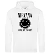 Жіноча толстовка (худі) Nirvana come as you are Білий Жіноча толстовка (худі) Nirvana come as you are Білий фото