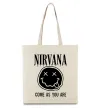 Еко-сумка Nirvana come as you are Бежевий Еко-сумка Nirvana come as you are Бежевий фото