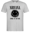 Чоловіча футболка Nirvana come as you are Сірий Чоловіча футболка Nirvana come as you are Сірий фото
