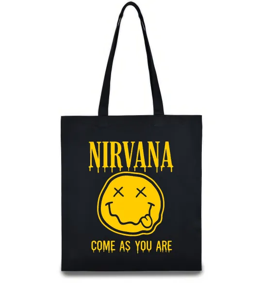 Еко-сумка Nirvana come as you are Чорний фото