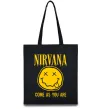Еко-сумка Nirvana come as you are Чорний Еко-сумка Nirvana come as you are Чорний фото