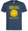 Чоловіча футболка Nirvana come as you are Темно-синій Чоловіча футболка Nirvana come as you are Темно-синій фото