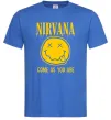 Чоловіча футболка Nirvana come as you are Яскраво-синій Чоловіча футболка Nirvana come as you are Яскраво-синій фото