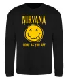 Світшот Nirvana come as you are Чорний Світшот Nirvana come as you are Чорний фото