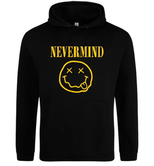 Женская толстовка (худи) Nevermind Черный фото