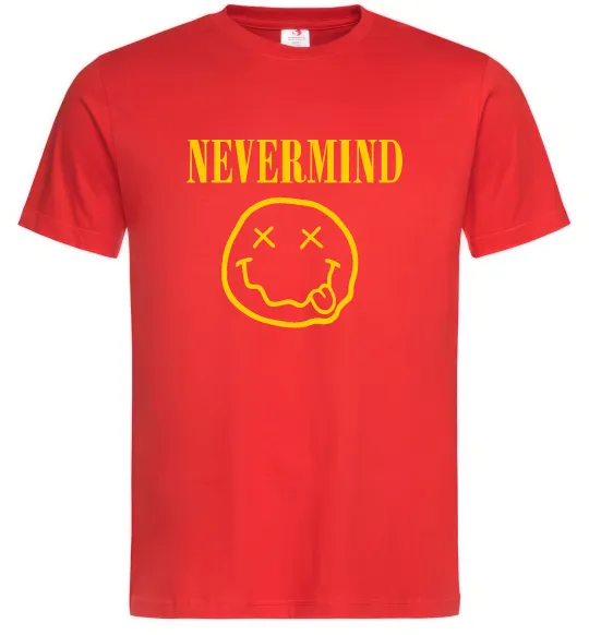 Чоловіча футболка Nevermind Червоний фото