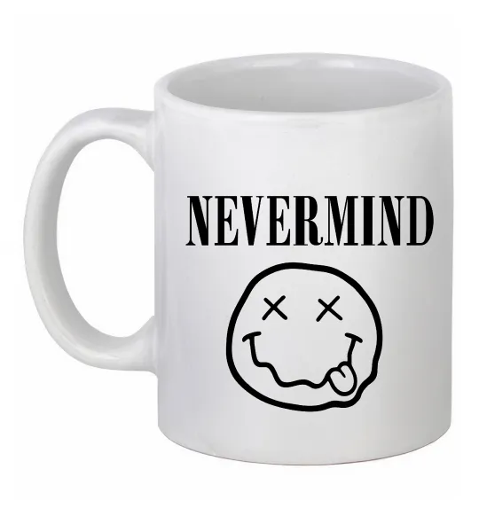 Чашка керамическая Nevermind Белый фото