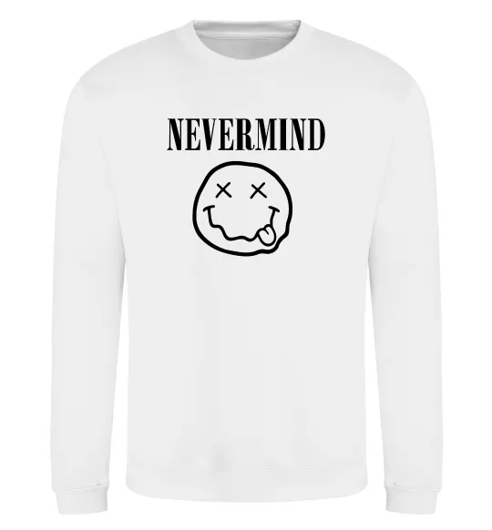 Свитшот Nevermind Белый фото