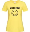 Женская футболка Nevermind Лимонный Женская футболка Nevermind Лимонный фото