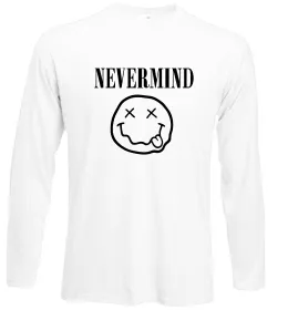 Лонгслив Nirvana Nevermind Белый фото