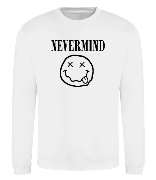Свитшот Nevermind Белый фото
